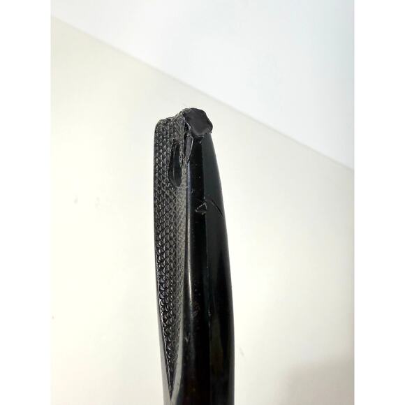 Vintage Ekco USA 2 Prong Carving Meat Fork Chromium Plate Black Handle 11.5" - Picture 5 of 6